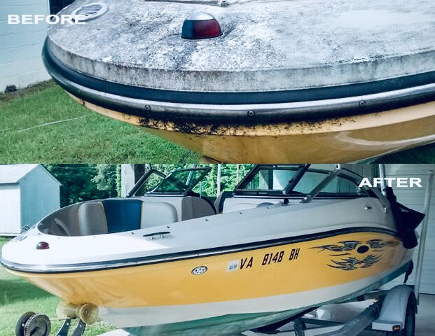 Marine detailing and boat scum line removal near Murphysboro IL